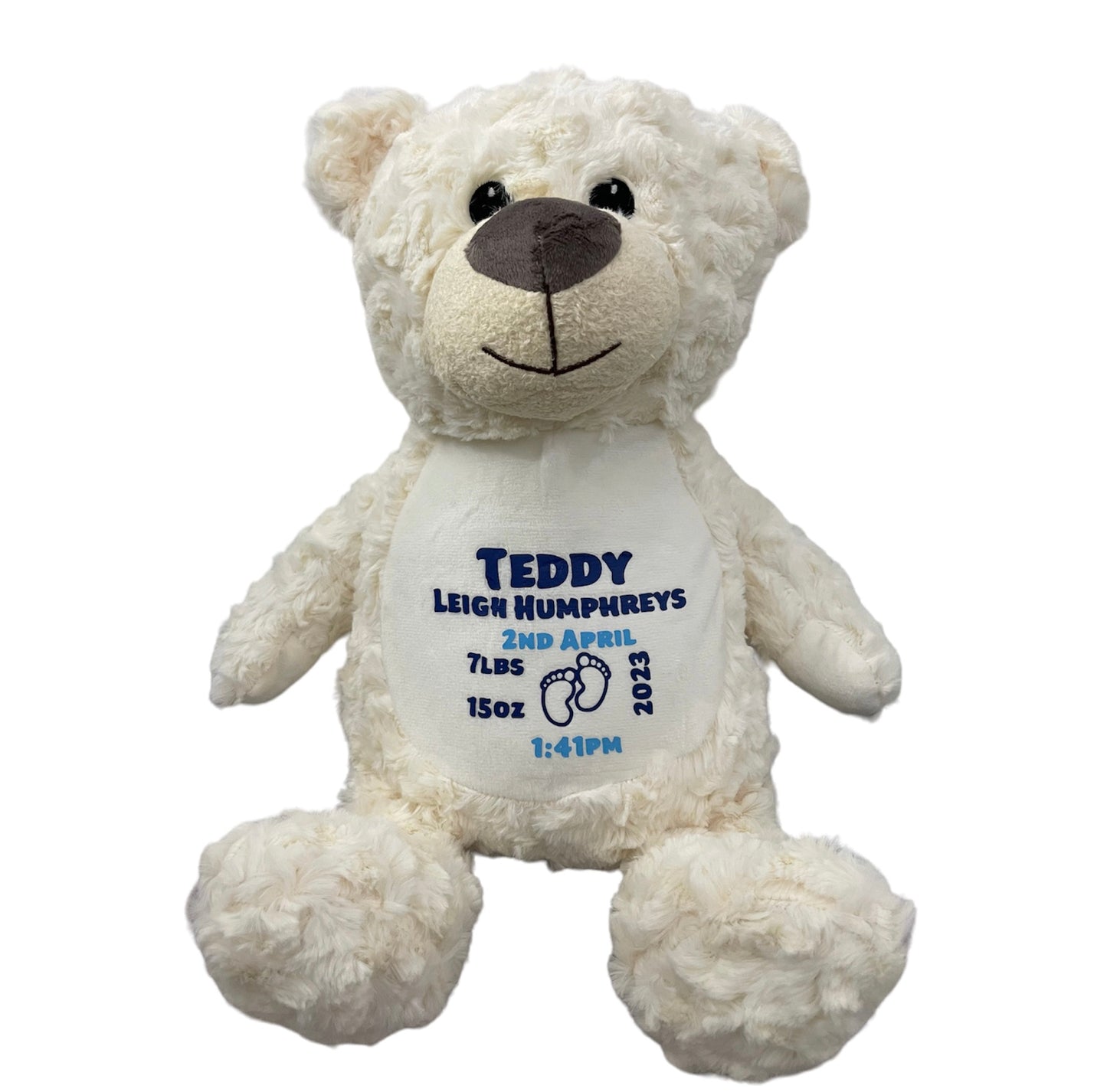Plush Personalised Baby Teddy Bear