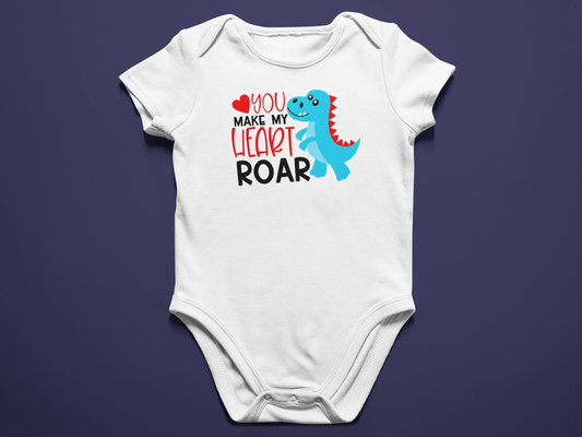 You Make my Heart Roar Baby Vest